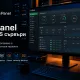 Illustration of an aaPanel workspace with servers and VPS management tools