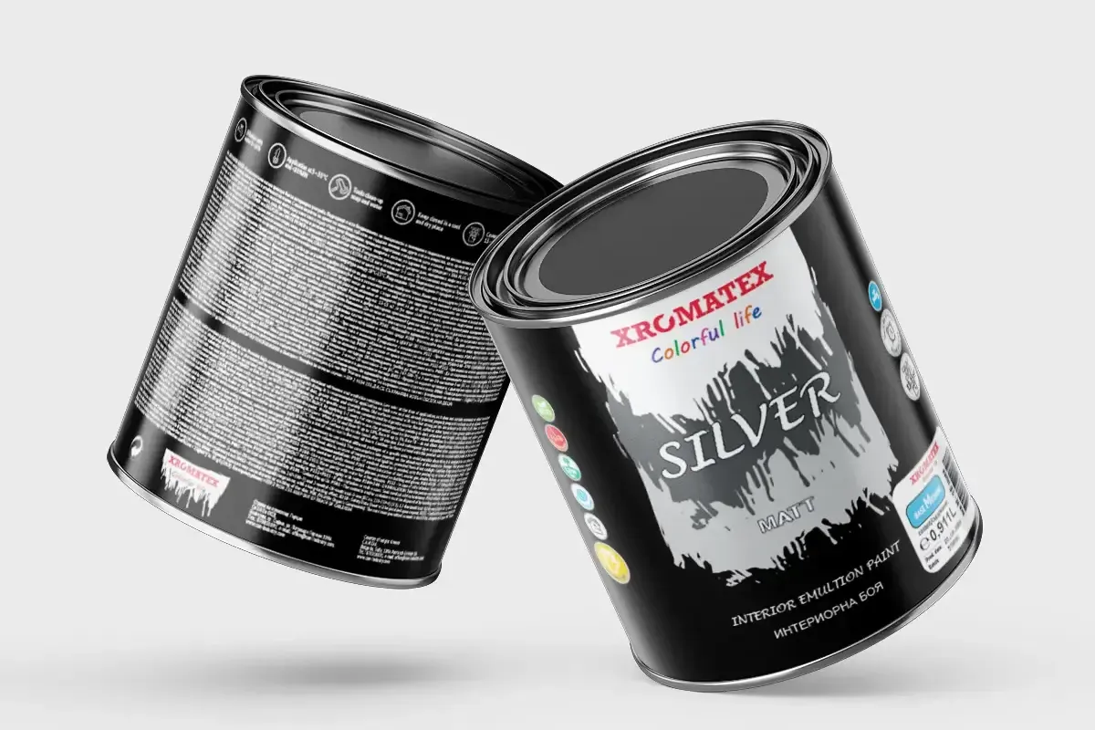 Етикет Xromatex Silver Matt за интериорна боя