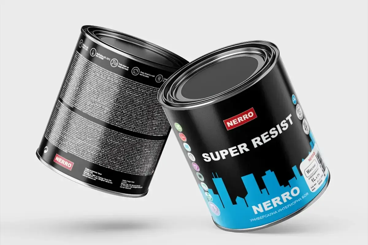 Продуктов етикет Nerro Super Resist за интериорна боя